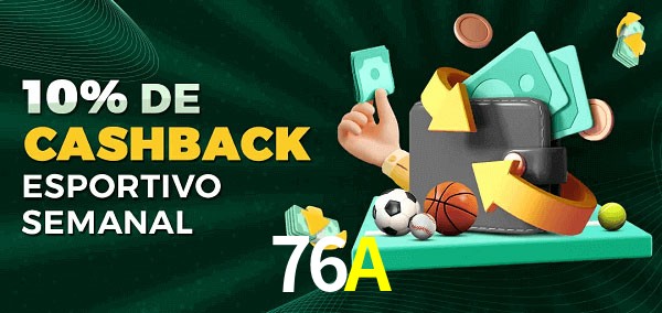 10% de bônus de cashback na 76A