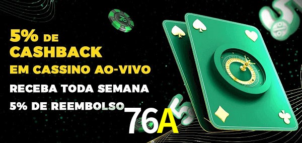 Promoções do cassino ao Vivo 76A